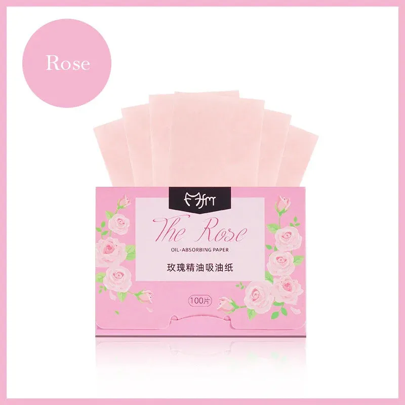 100pcs Facial Absorbent Matcha Anti-grease Paper Oil Absorbing Sheets/wipes