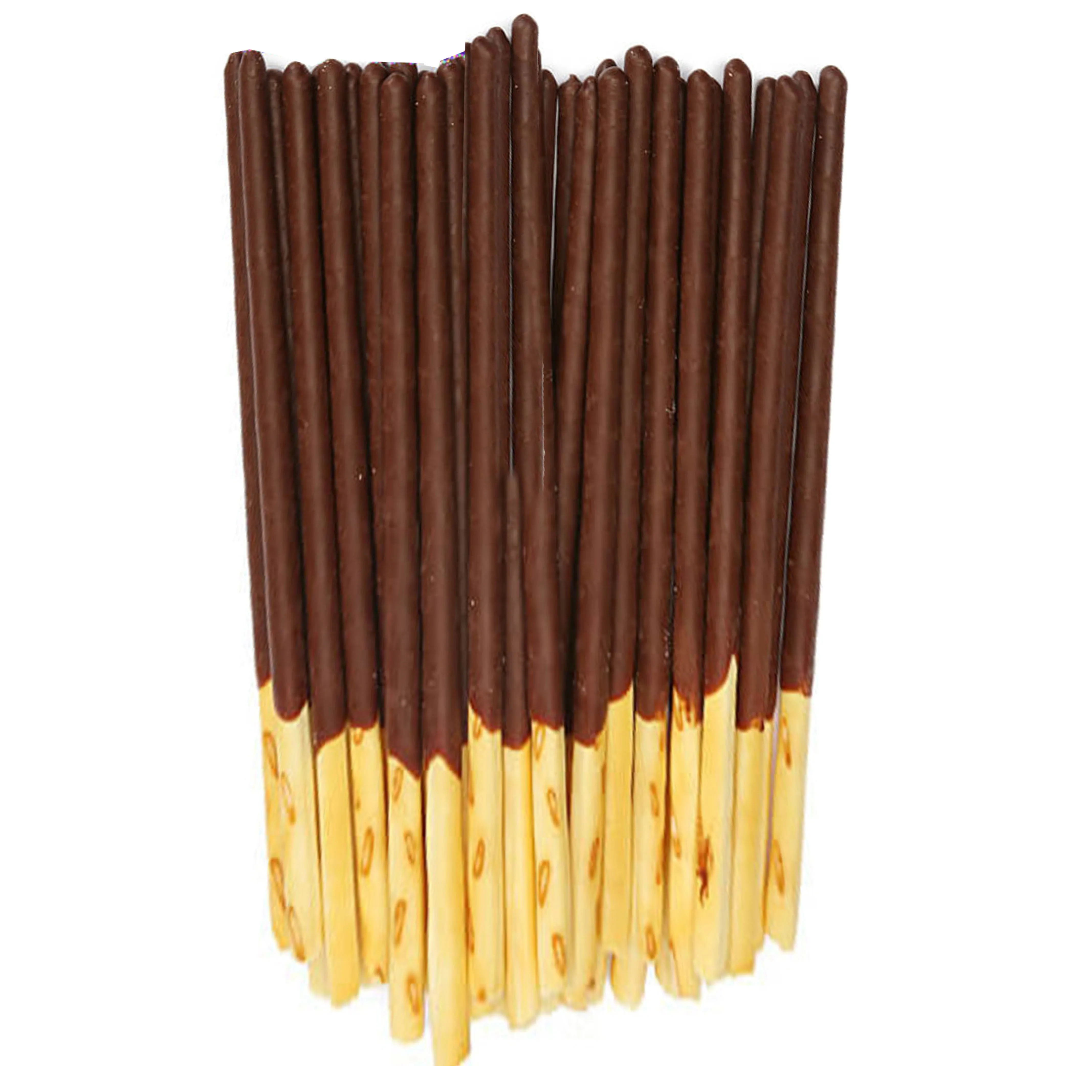 2 Boxes Chocolate Coated Biscuit Sticks Straw Cocoa Covered Dessert Snack Sweets