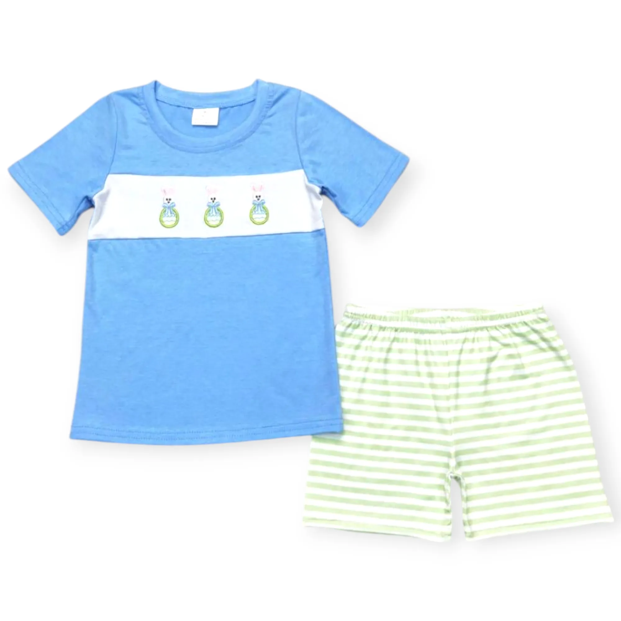 3 bunny short set boy