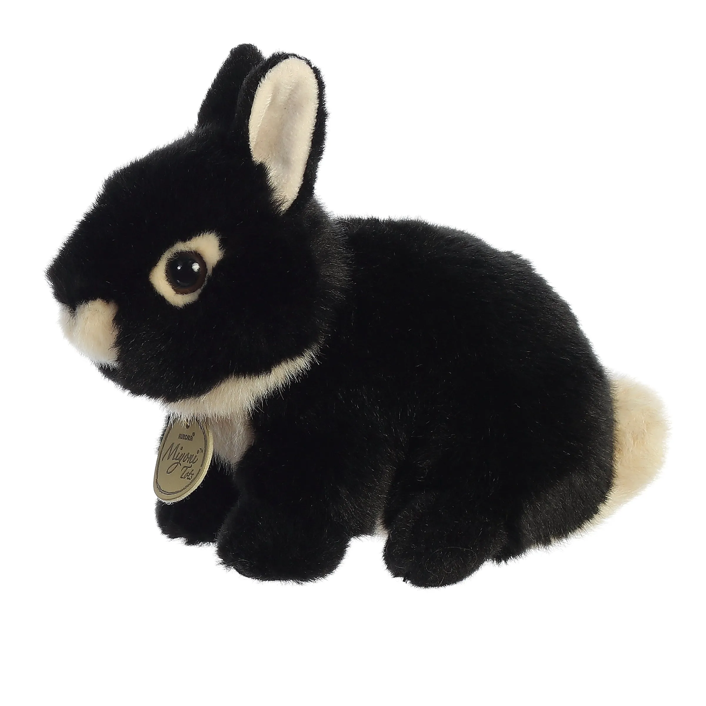 7.5" Netherland Dwarf Bunny Black