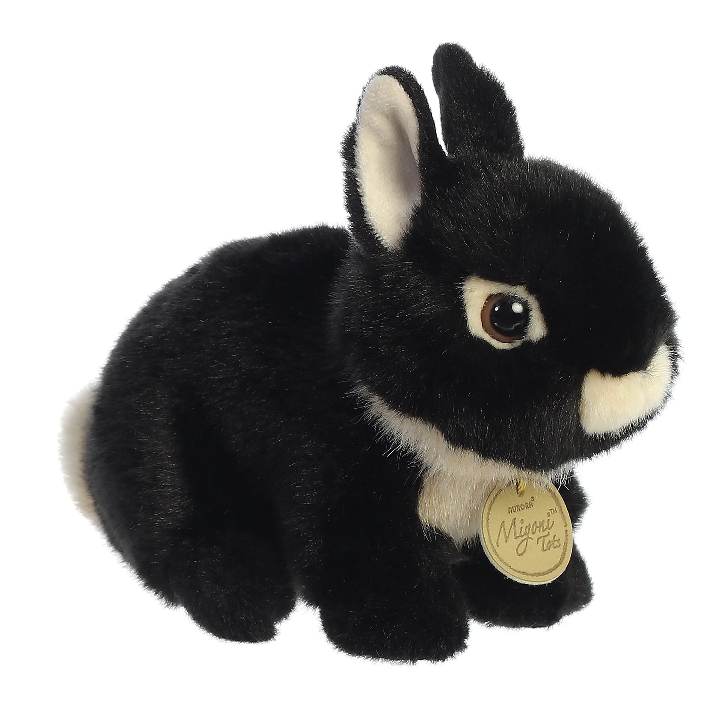 7.5" Netherland Dwarf Bunny Black