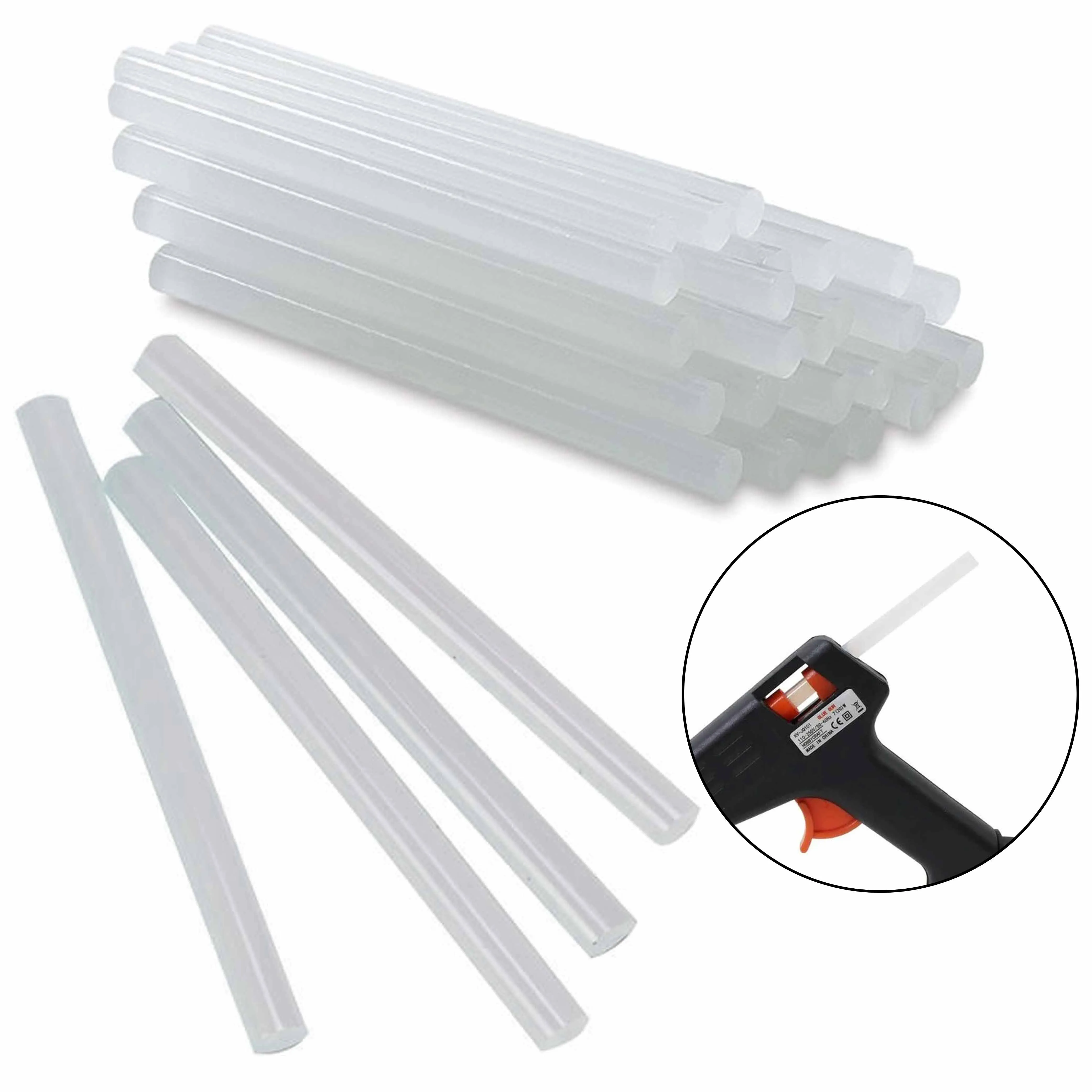80pc Hot Melt Glue Gun Sticks 7mm X 10cm Heat Strong Adhesive Bond Repair Crafts