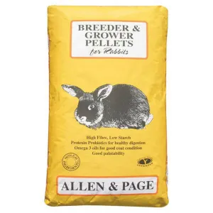 Allen & Page Rabbit Breeder & Grower Pellets - 20kg