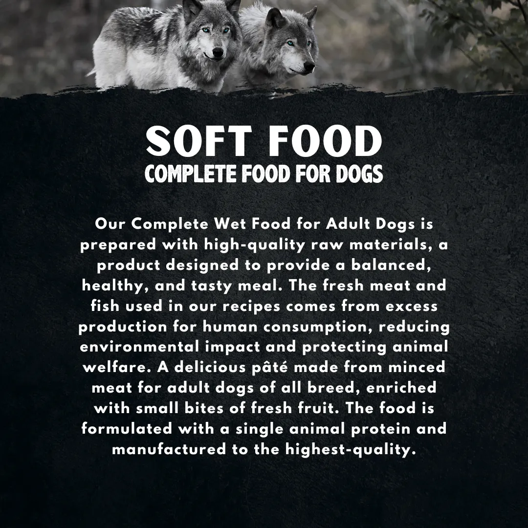 Alpha Spirit Anchovy with Red Apple Wet Dog Food