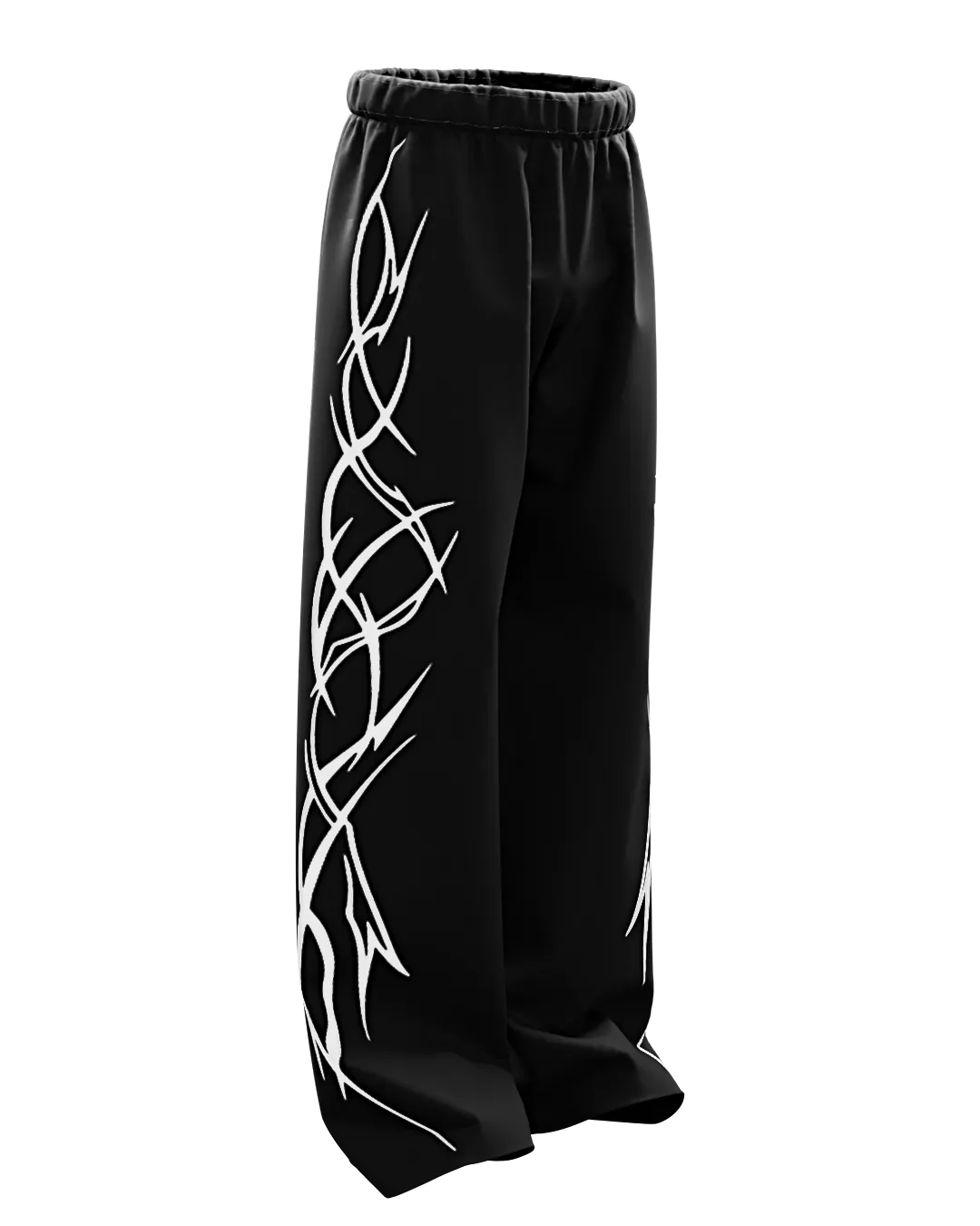 Black Nexus Unisex Straight Baggy Pants