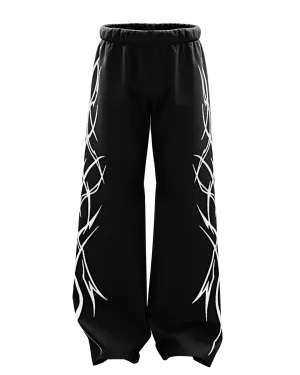 Black Nexus Unisex Straight Baggy Pants