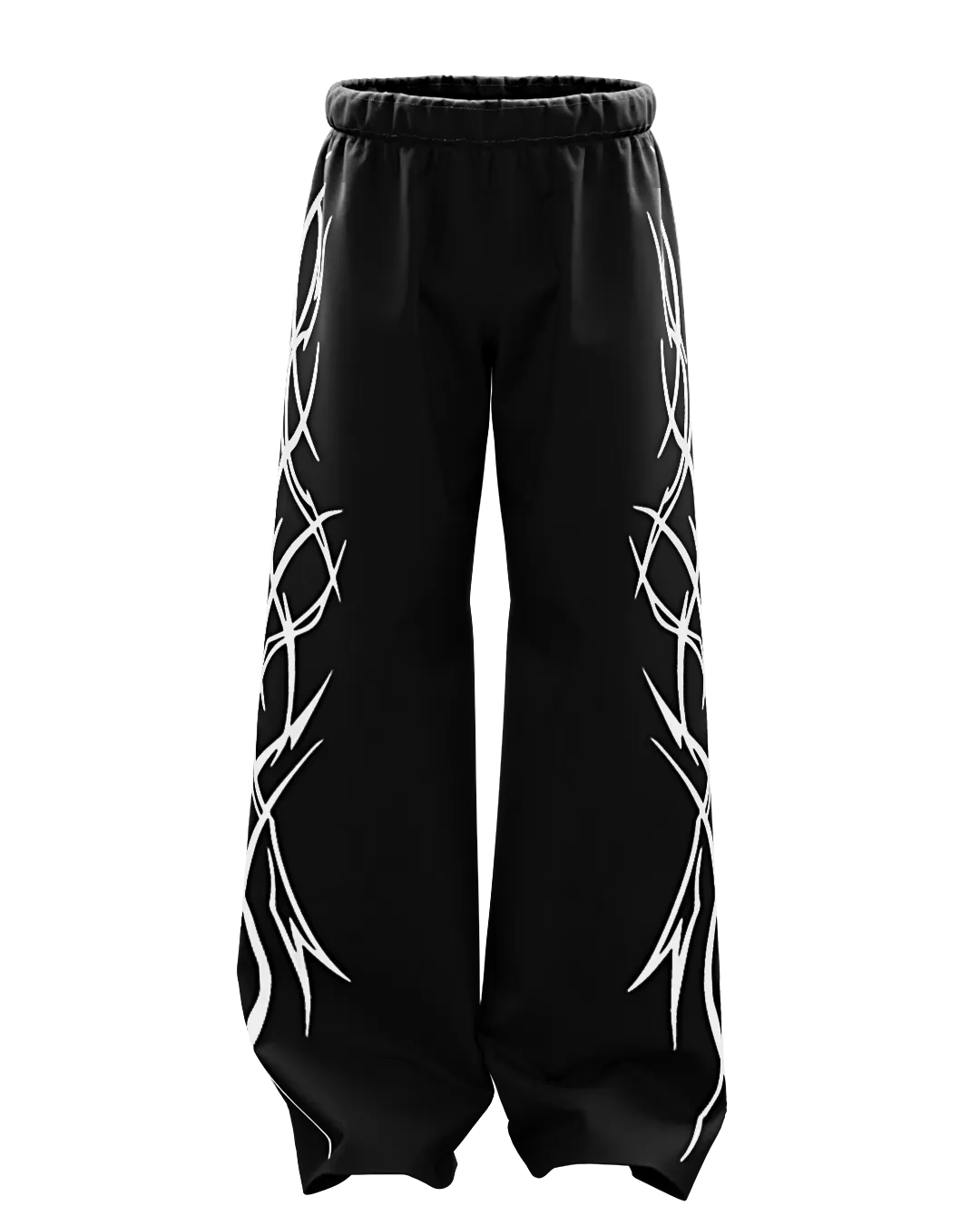 Black Nexus Unisex Straight Baggy Pants