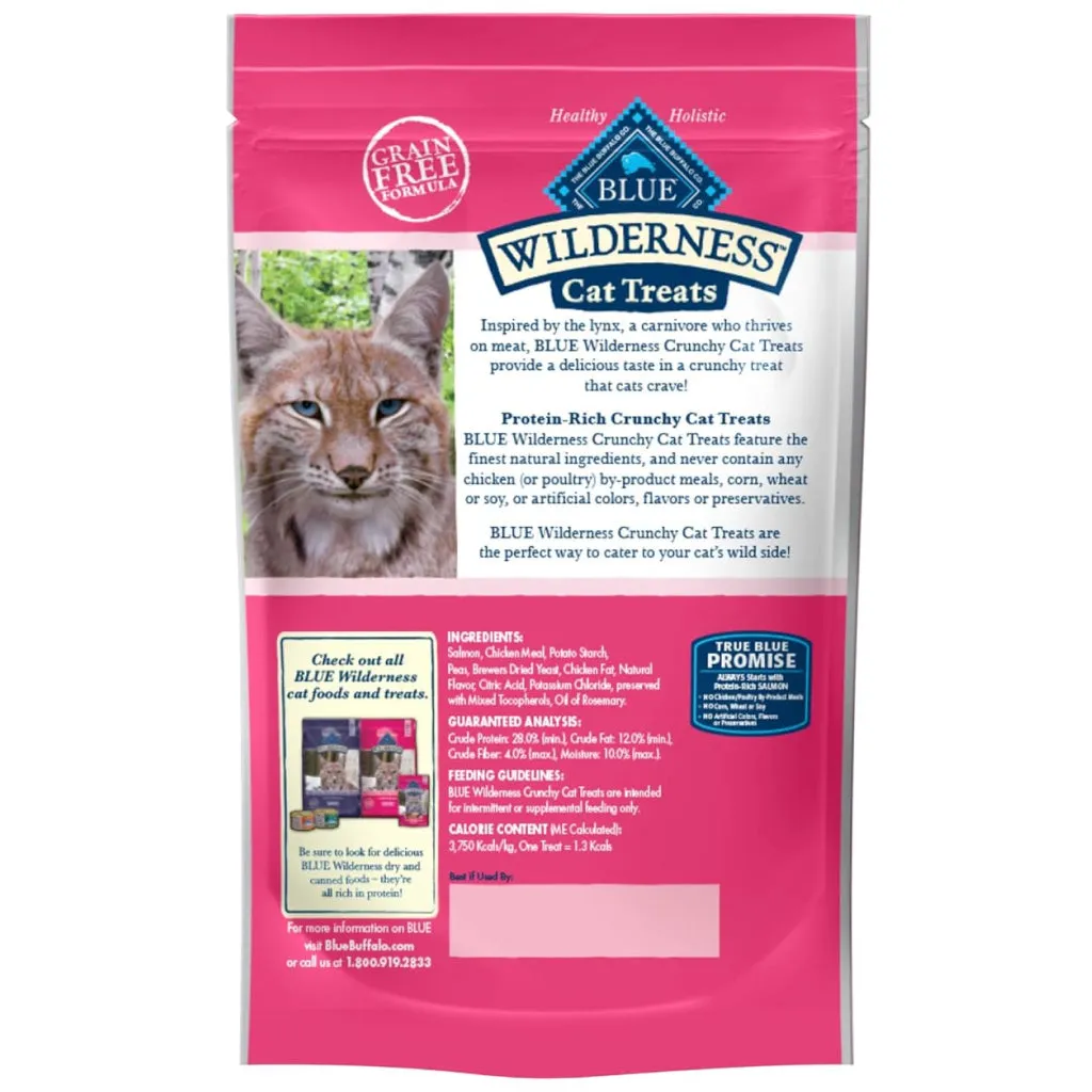 Blue Buffalo Wilderness Tasty Salmon Crunchy Treats For Cats (2 oz)