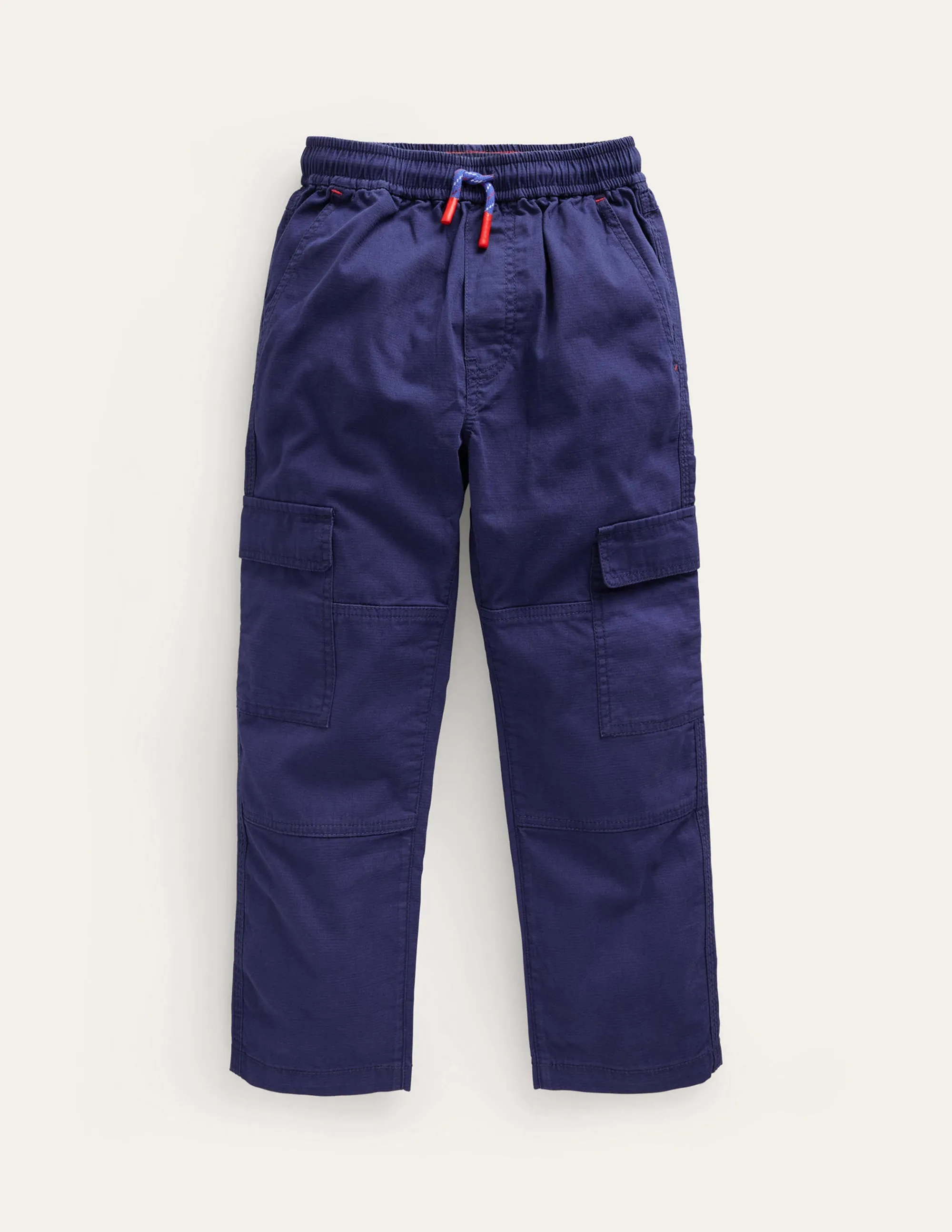 Cargo Pull-on Trousers-College Navy
