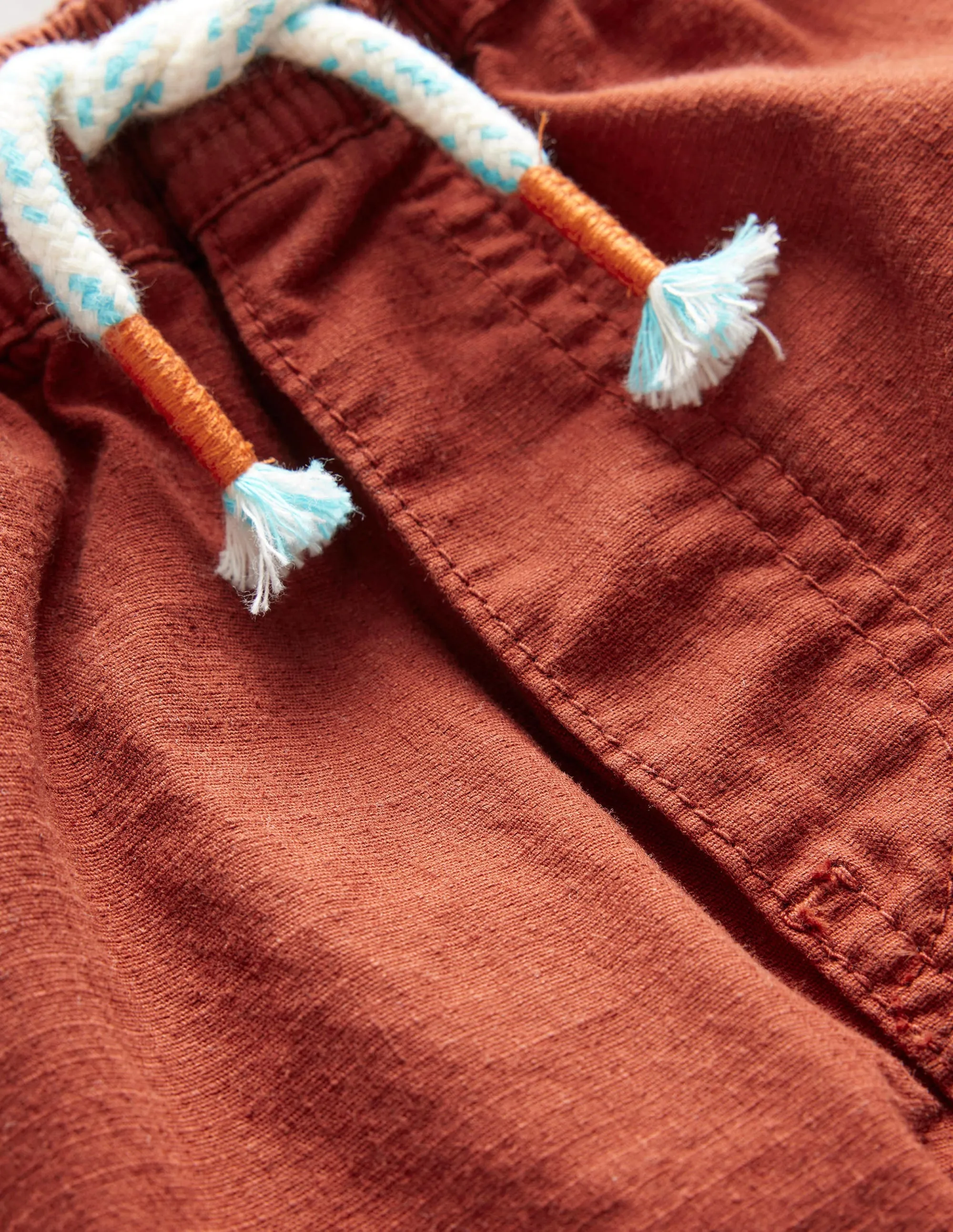 Cargo Pull-on Trousers-Roasted Chestnut
