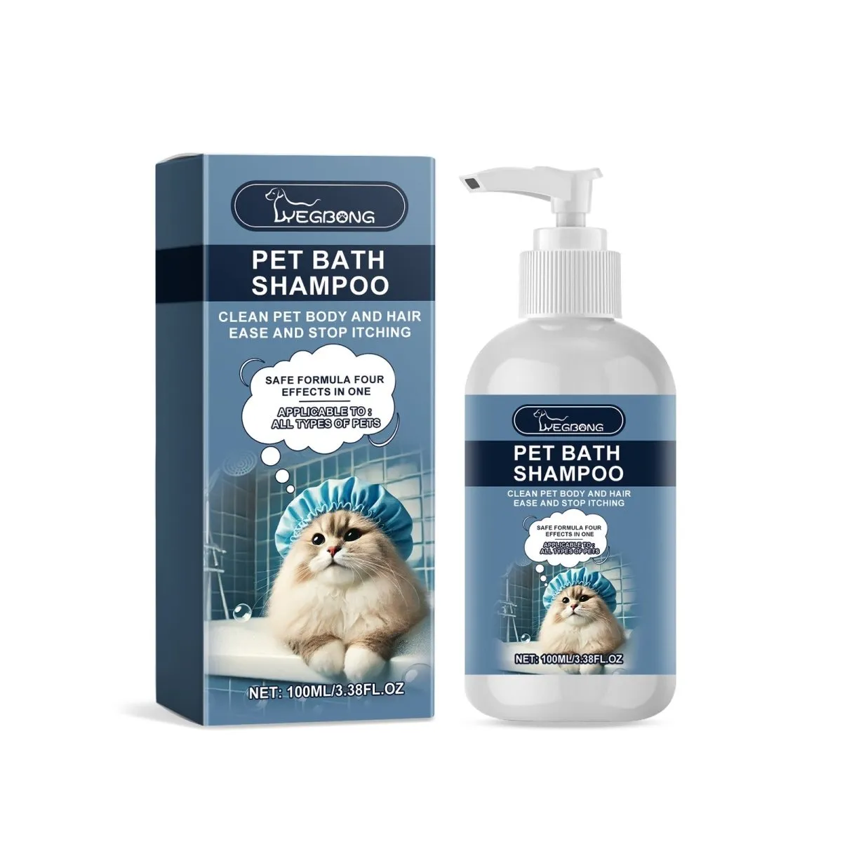 Cat And Dog Cleaning- Bath Moisturizing Nourishing Shower Gel -Mild Shampoo