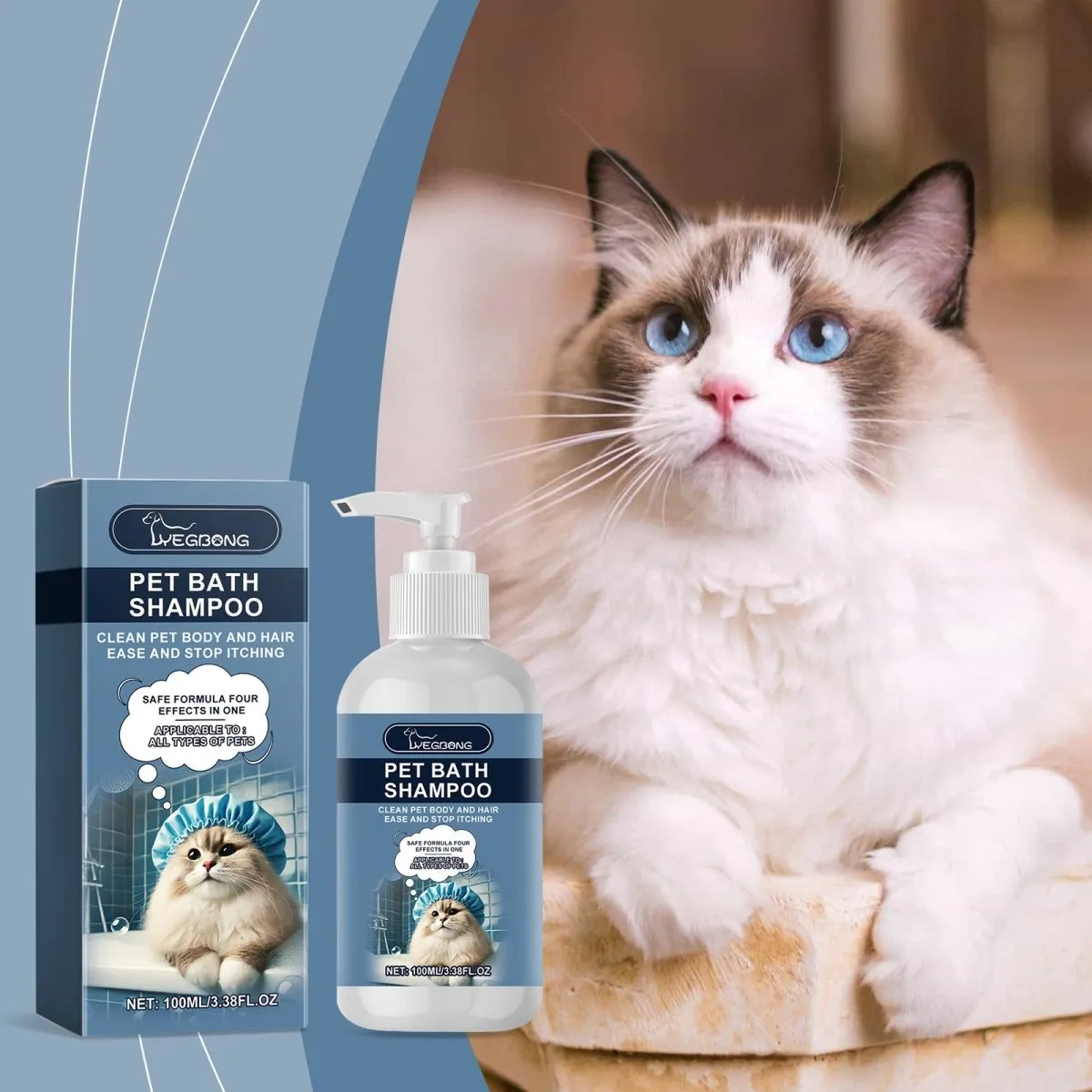 Cat And Dog Cleaning- Bath Moisturizing Nourishing Shower Gel -Mild Shampoo