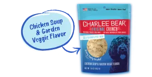 Charlee Bear Original Crunch Chicken Soup & Garden Veggie Flavor