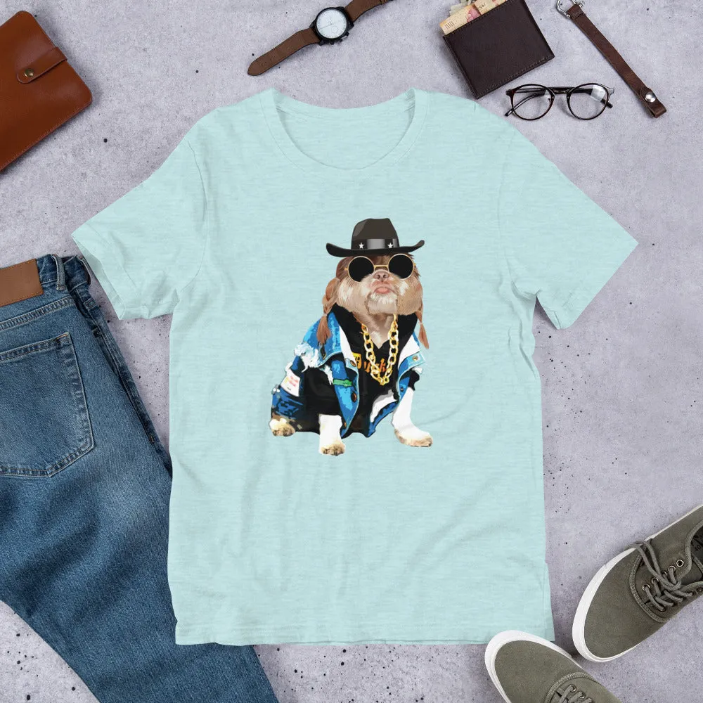 Cool Liver Color Shih Tzu Short-Sleeve Unisex T-Shirt