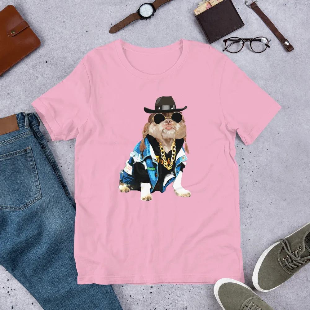 Cool Liver Color Shih Tzu Short-Sleeve Unisex T-Shirt