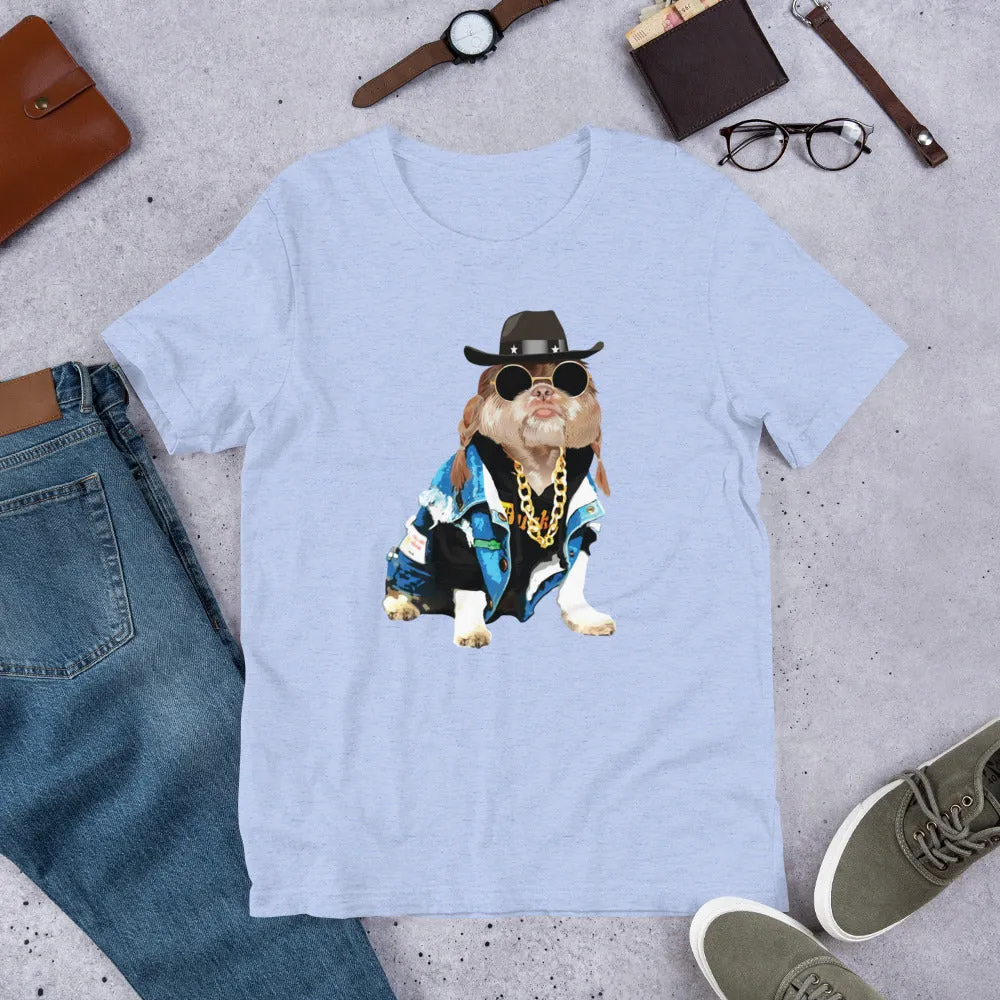 Cool Liver Color Shih Tzu Short-Sleeve Unisex T-Shirt