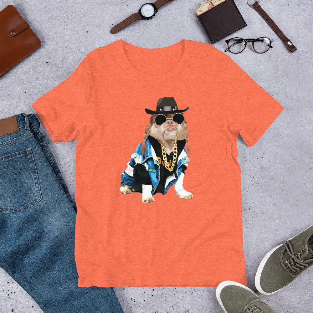 Cool Liver Color Shih Tzu Short-Sleeve Unisex T-Shirt