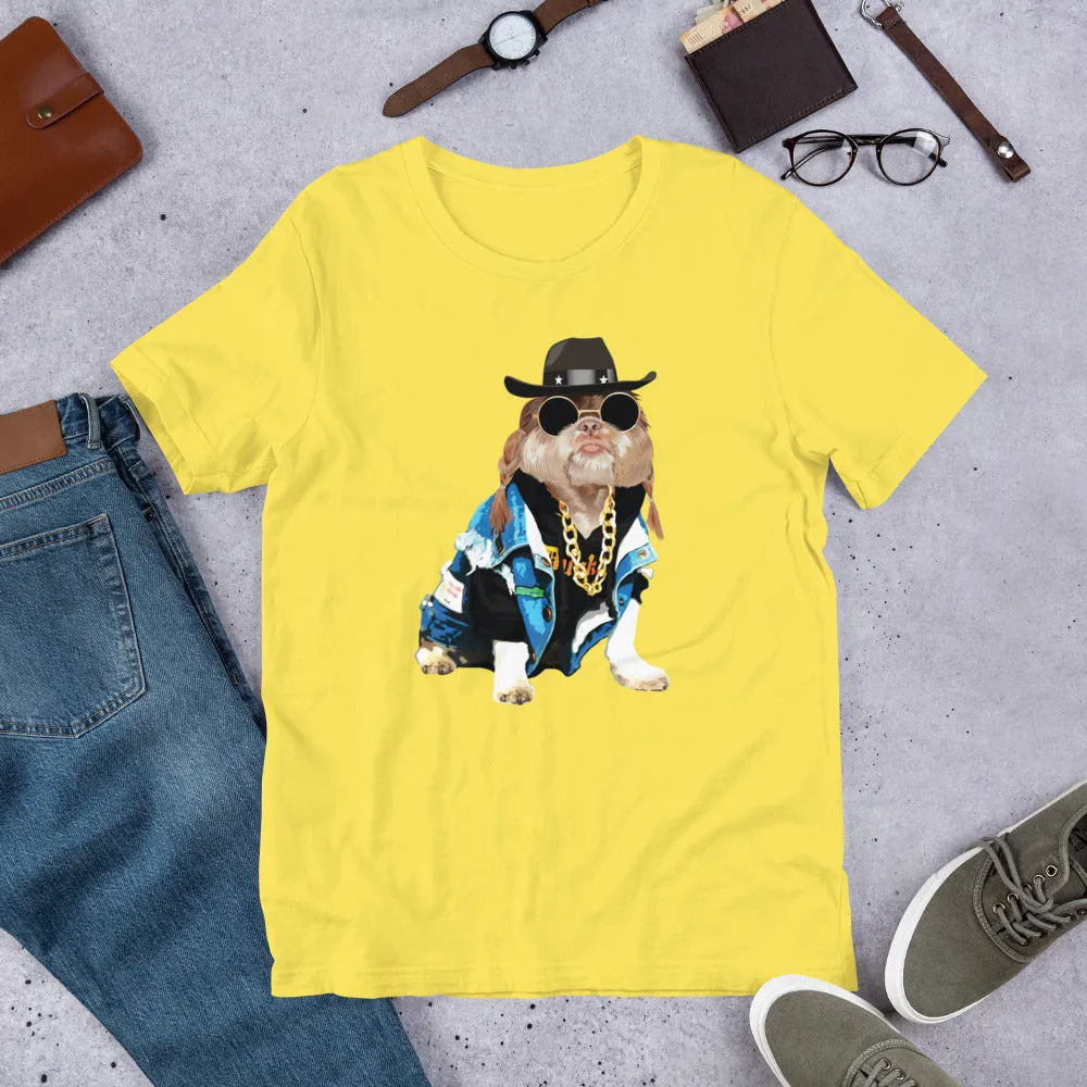 Cool Liver Color Shih Tzu Short-Sleeve Unisex T-Shirt