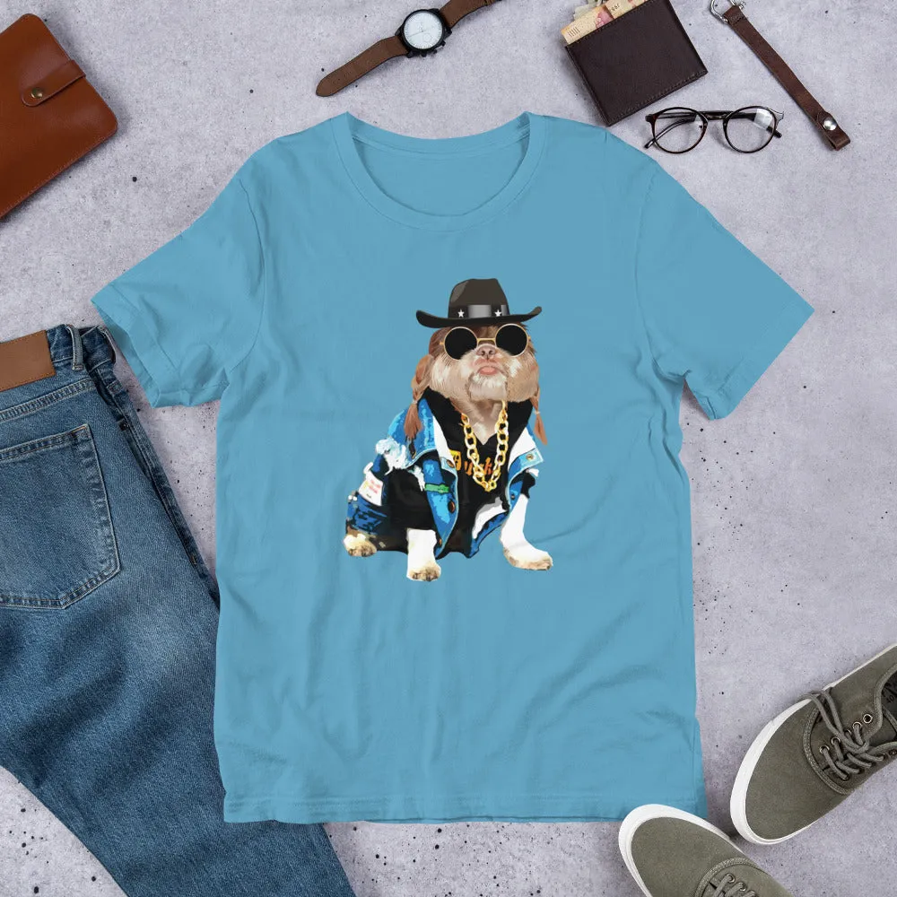 Cool Liver Color Shih Tzu Short-Sleeve Unisex T-Shirt
