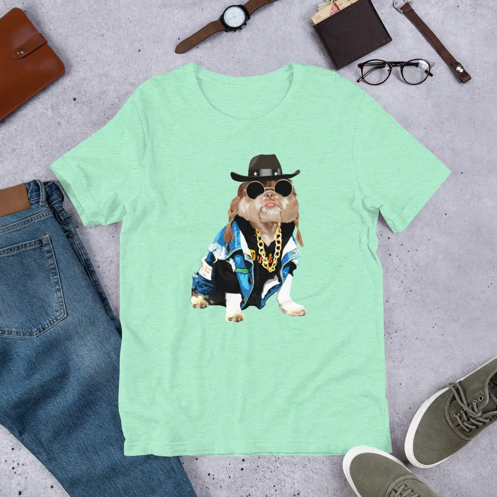 Cool Liver Color Shih Tzu Short-Sleeve Unisex T-Shirt