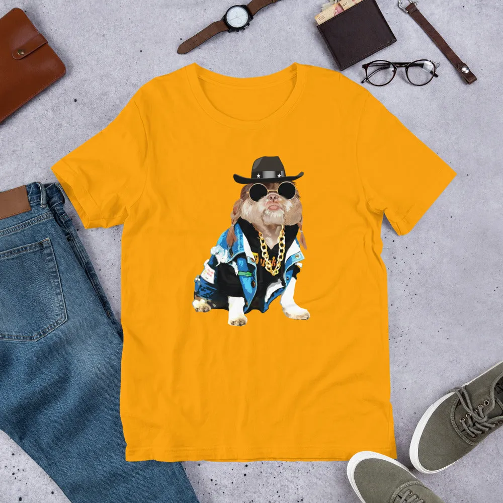 Cool Liver Color Shih Tzu Short-Sleeve Unisex T-Shirt