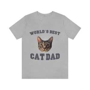 Customizable World's Best Cat Dad T-Shirt