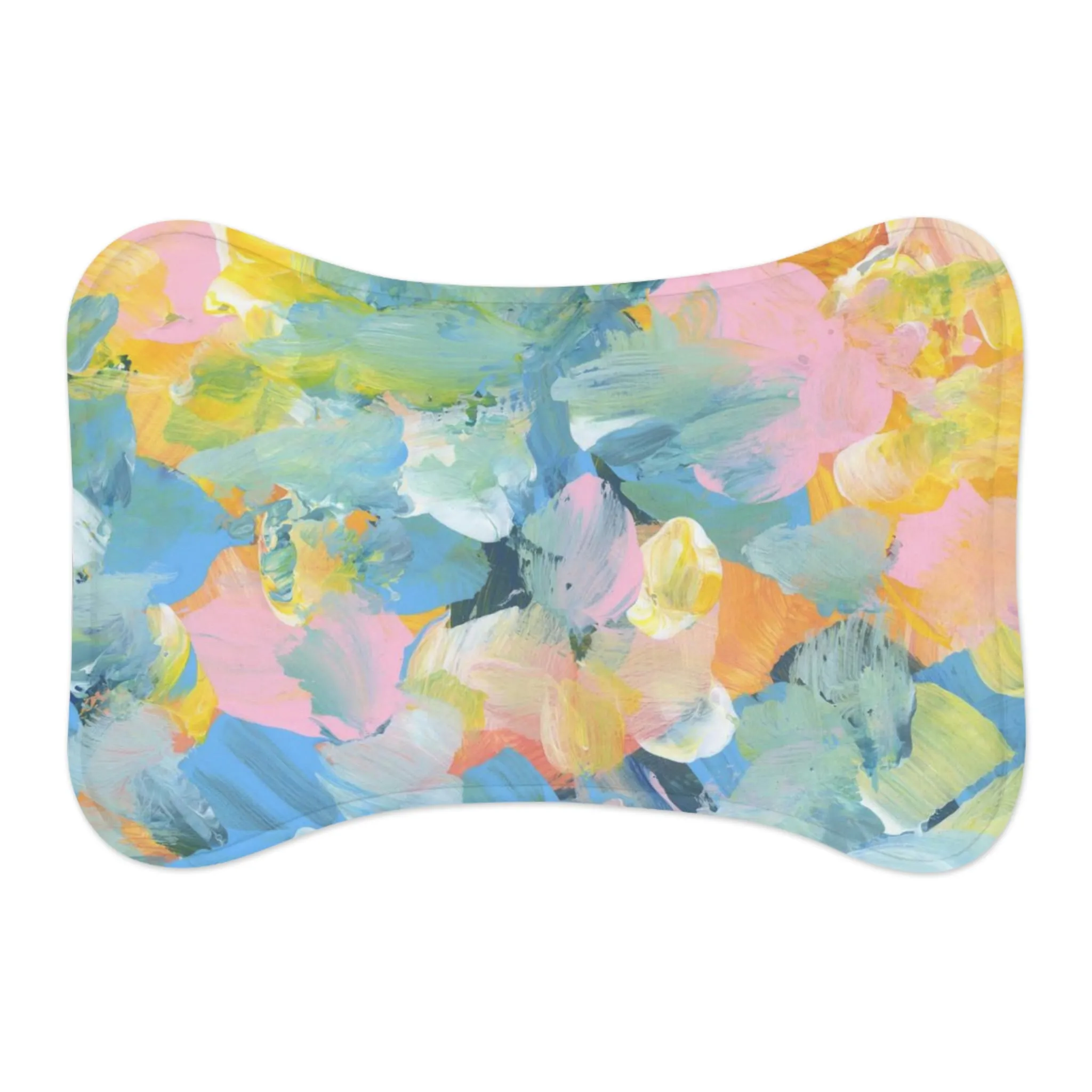 Floral Painting - Pet Feeding Mats