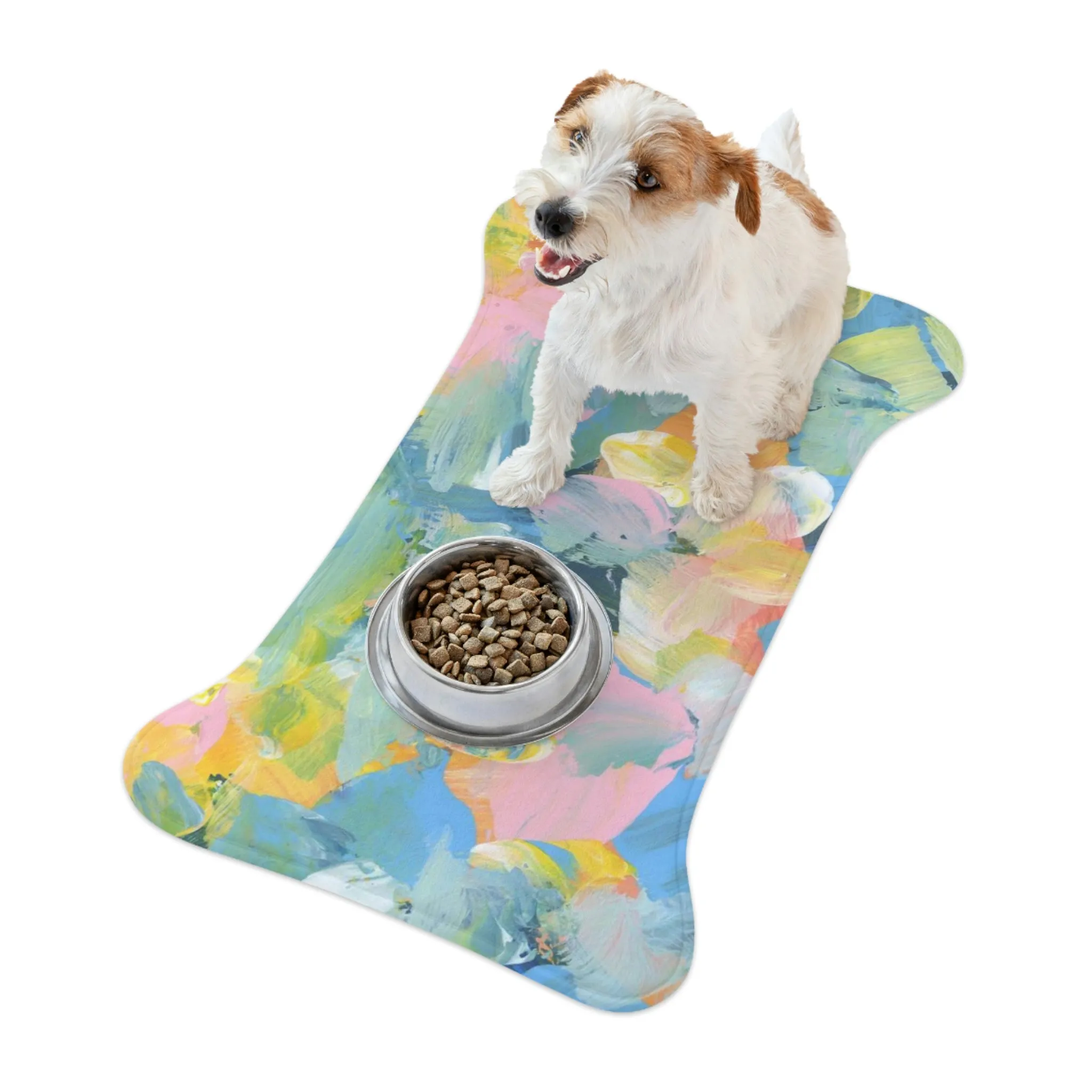 Floral Painting - Pet Feeding Mats