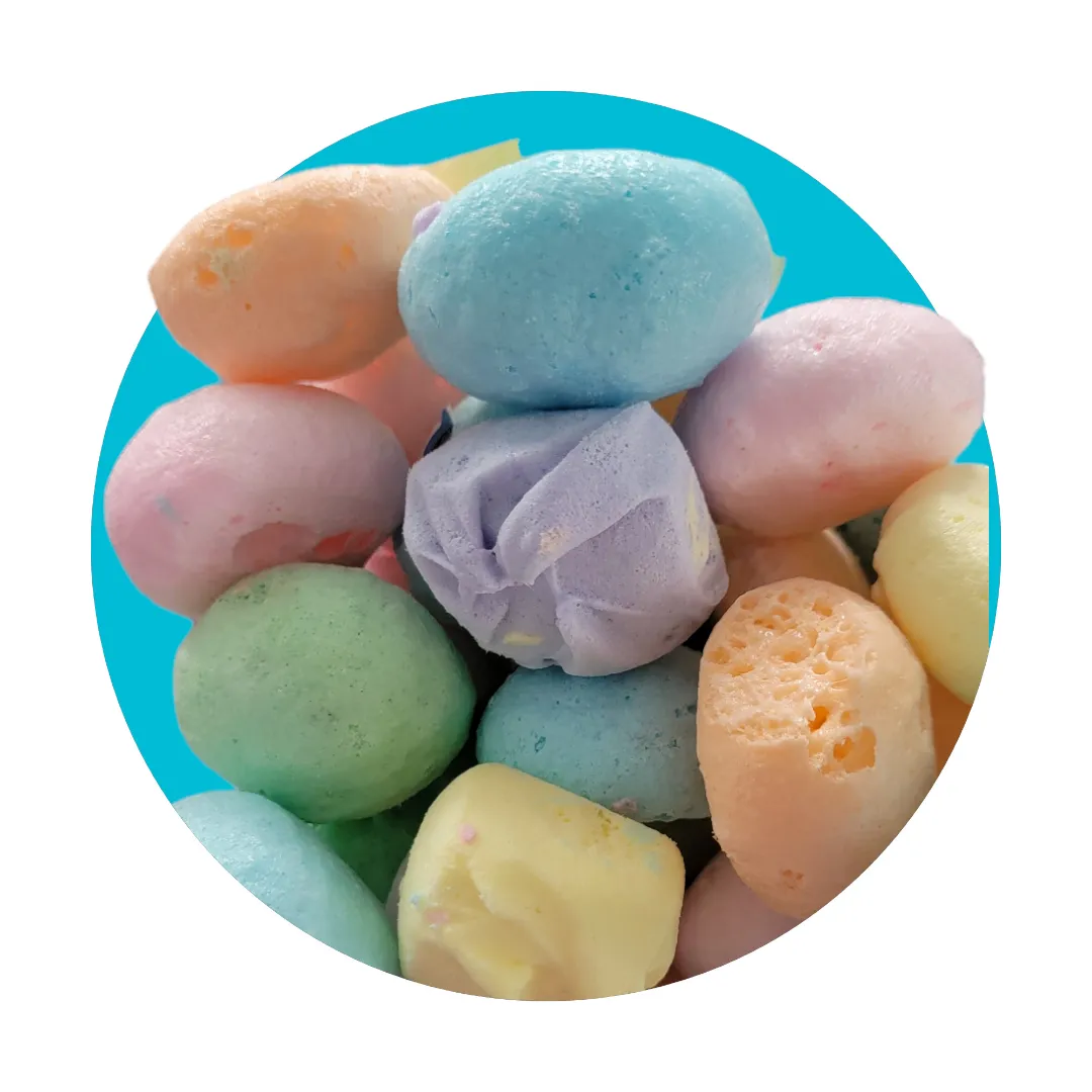 Freeze Dried Salt Water Taffy Cones