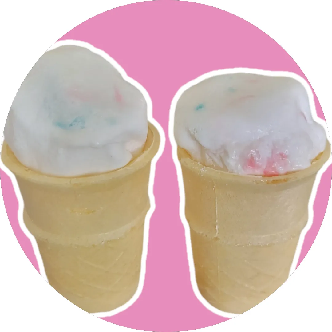 Freeze Dried Salt Water Taffy Cones
