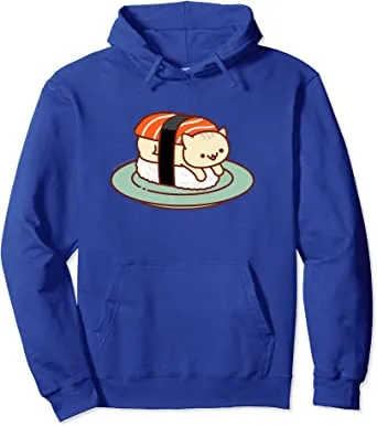 Funny Cat Hoodie - Sushi Cats - Sake