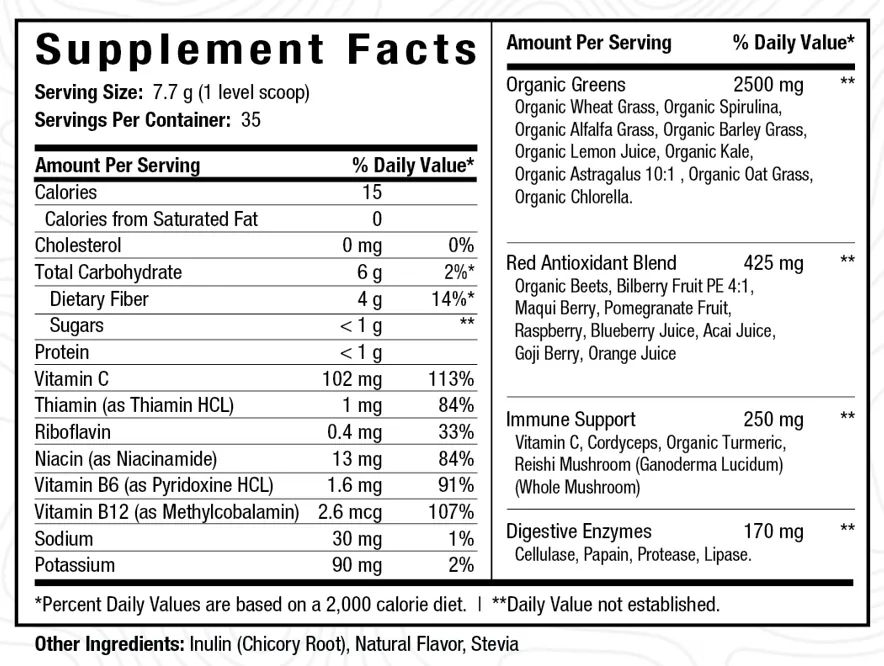 GREENS & REDS - Superfood Mix