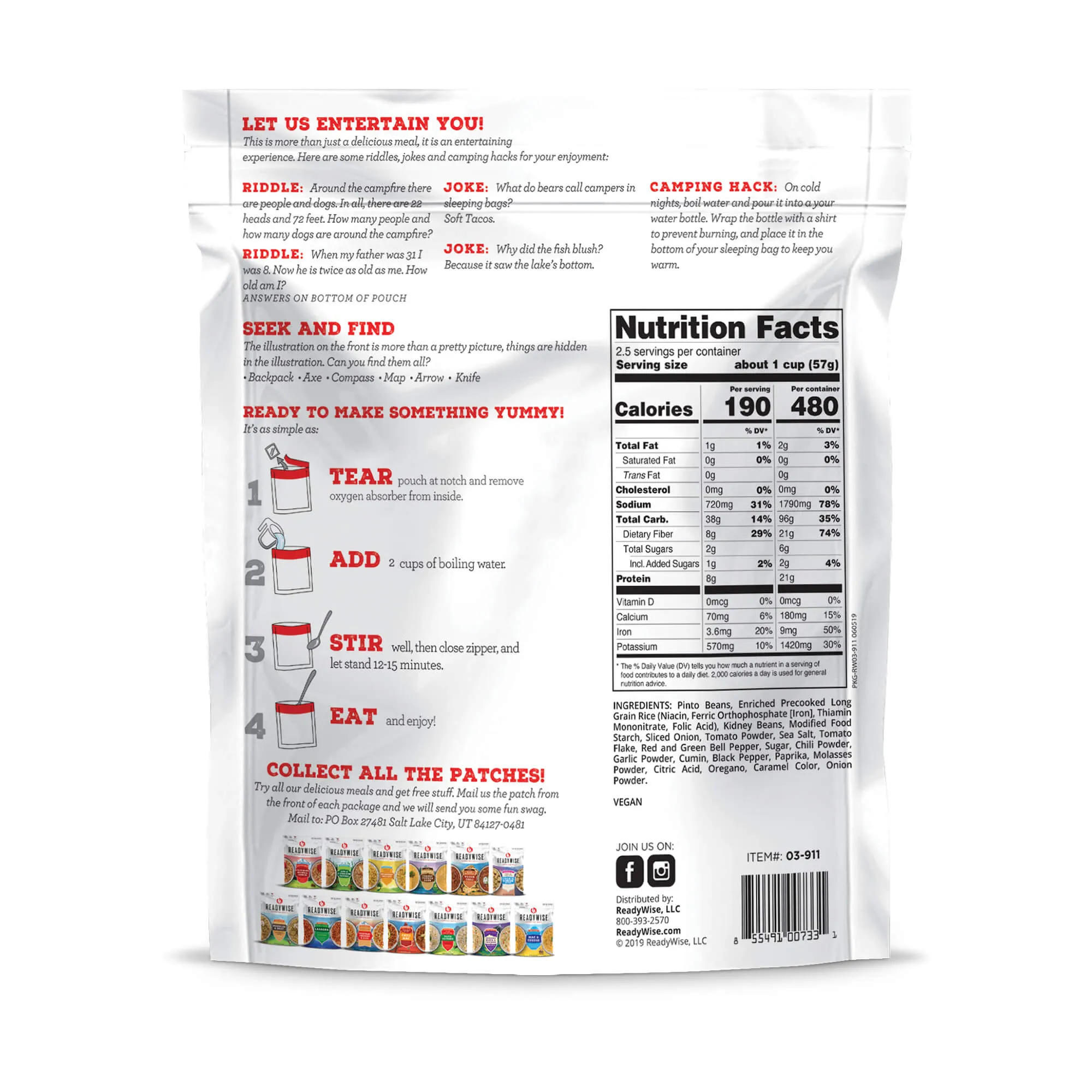 Hunting Food Variety Meal Bucket - Hearty Meals for Hunters