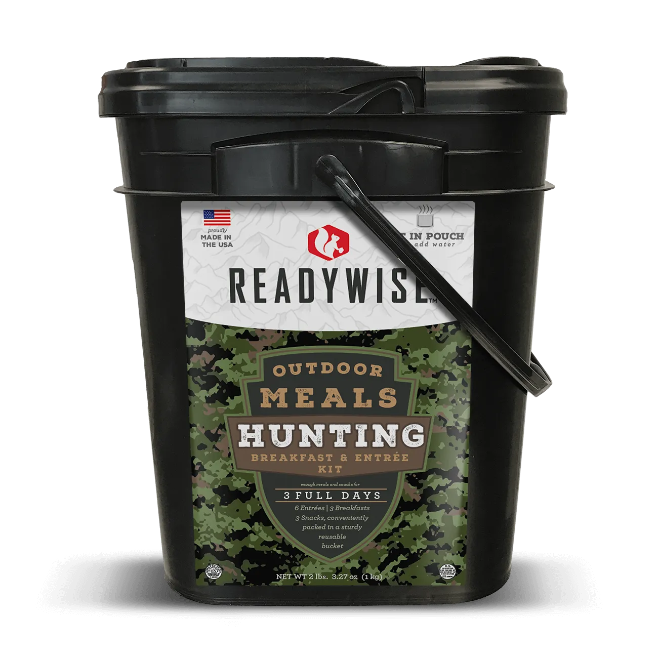 Hunting Food Variety Meal Bucket - Hearty Meals for Hunters