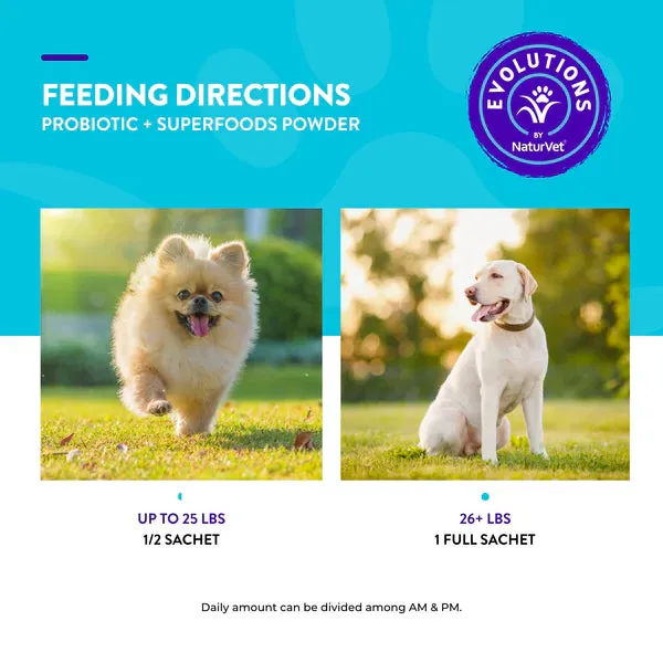NaturVet Evolutions Probiotic   Superfoods 30 sachets (30g)