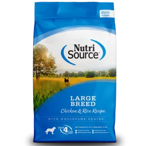 NutriSource Large Breed Adult Chicken & Rice Formula Dry Dog Food