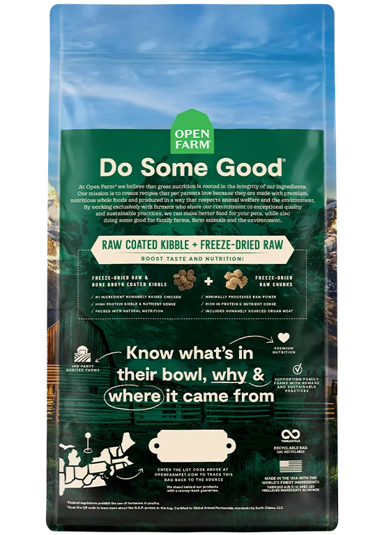 Open Farm RAWMIX Open Prairie Grain Free Recipe for CATS