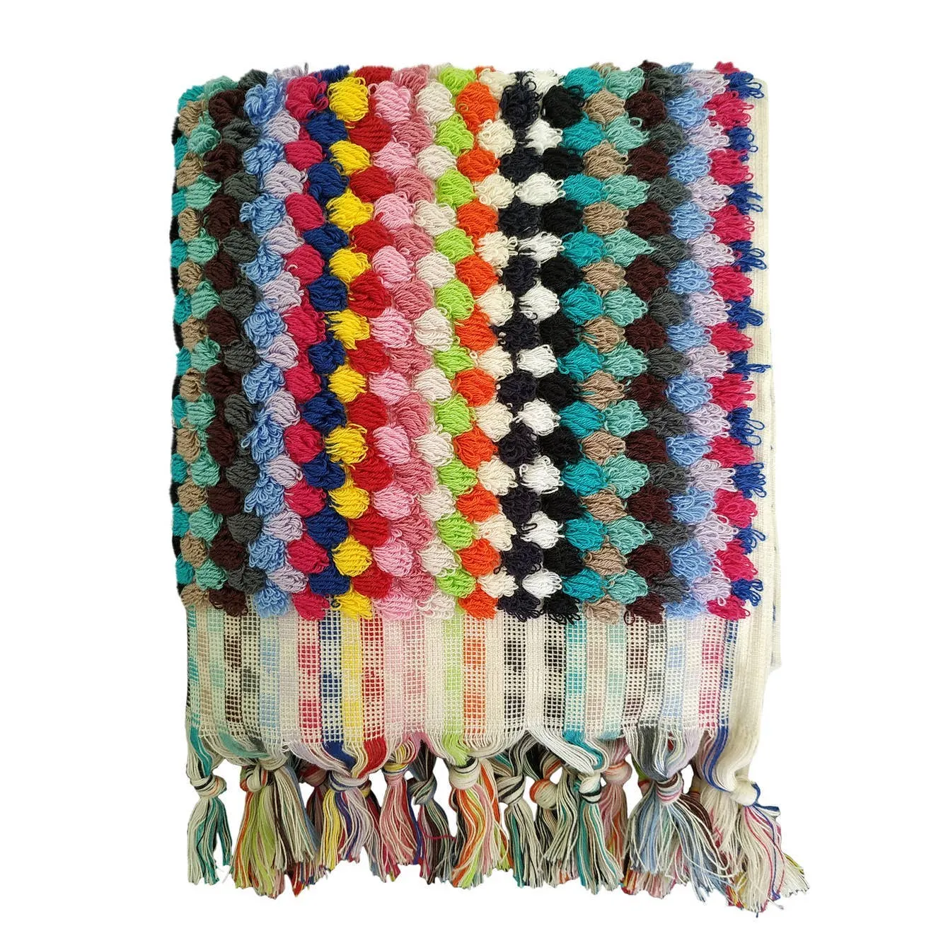 Pompom Bubble Handloomed Turkish Hand Towels farmhouse decor