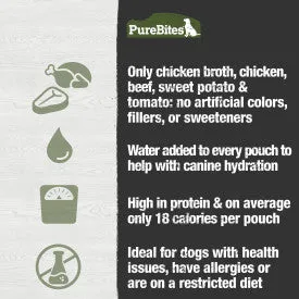 PureBites Chicken & Beef Broth for Dogs