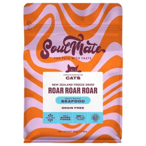 SoulMate Roar Roar Roar Freeze Dried South Pacific Seafood Dry Cat Food