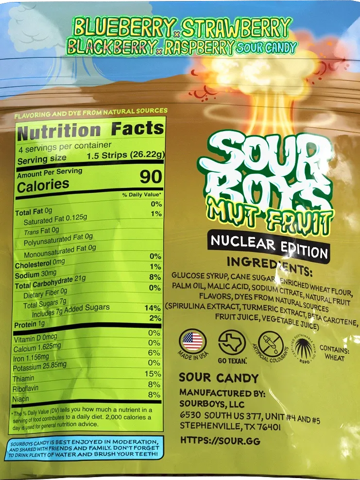 SourBoys Candy Strips