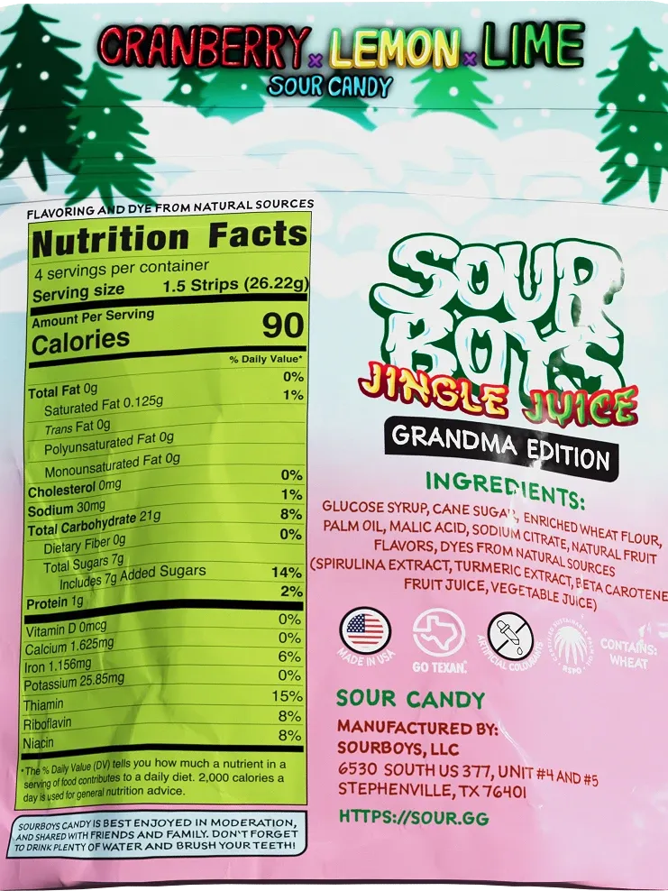 SourBoys Candy Strips