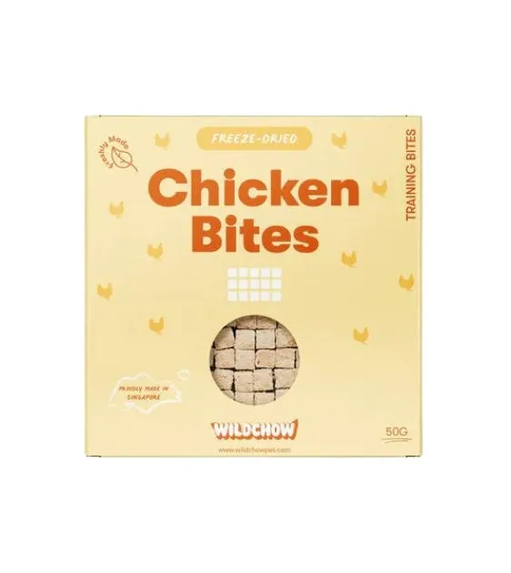 WildChow Freeze Dried Dog Treats (Chicken Training Bites)